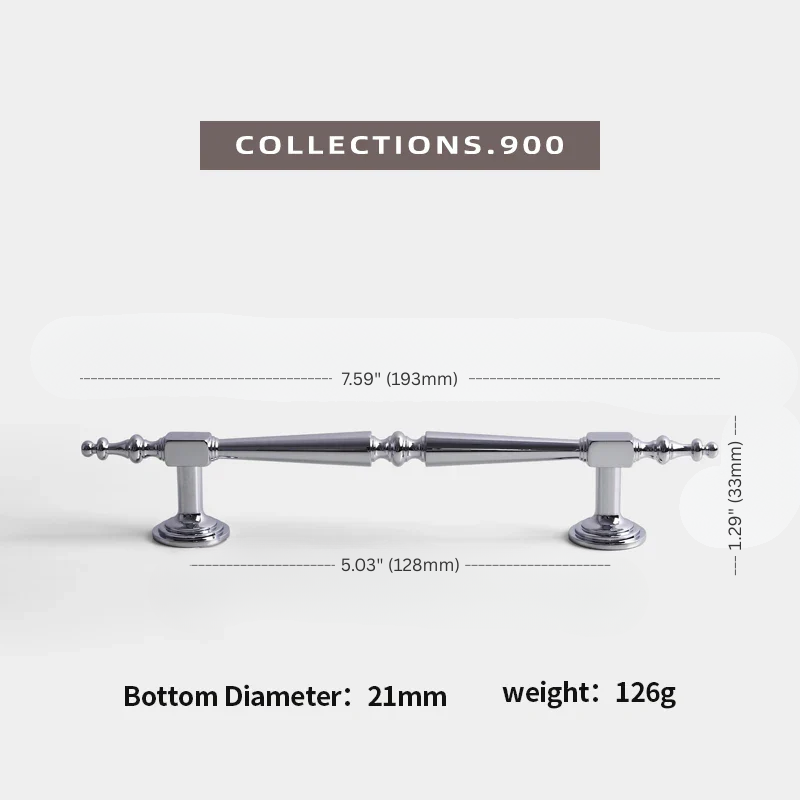 Silver bar with measurements and weight details on a white background