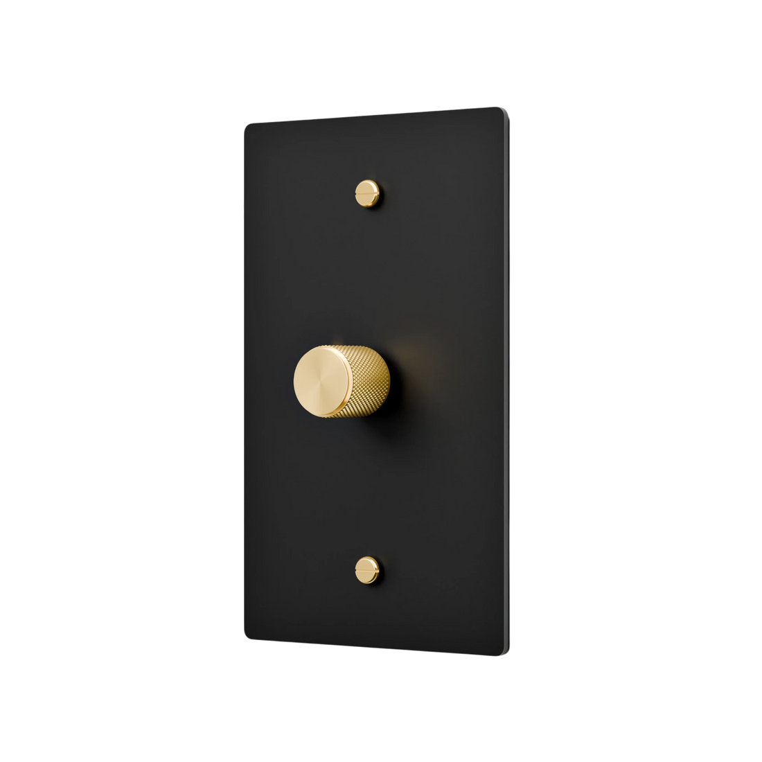1-Gang Solid Brass Rotary Dimmer Switch