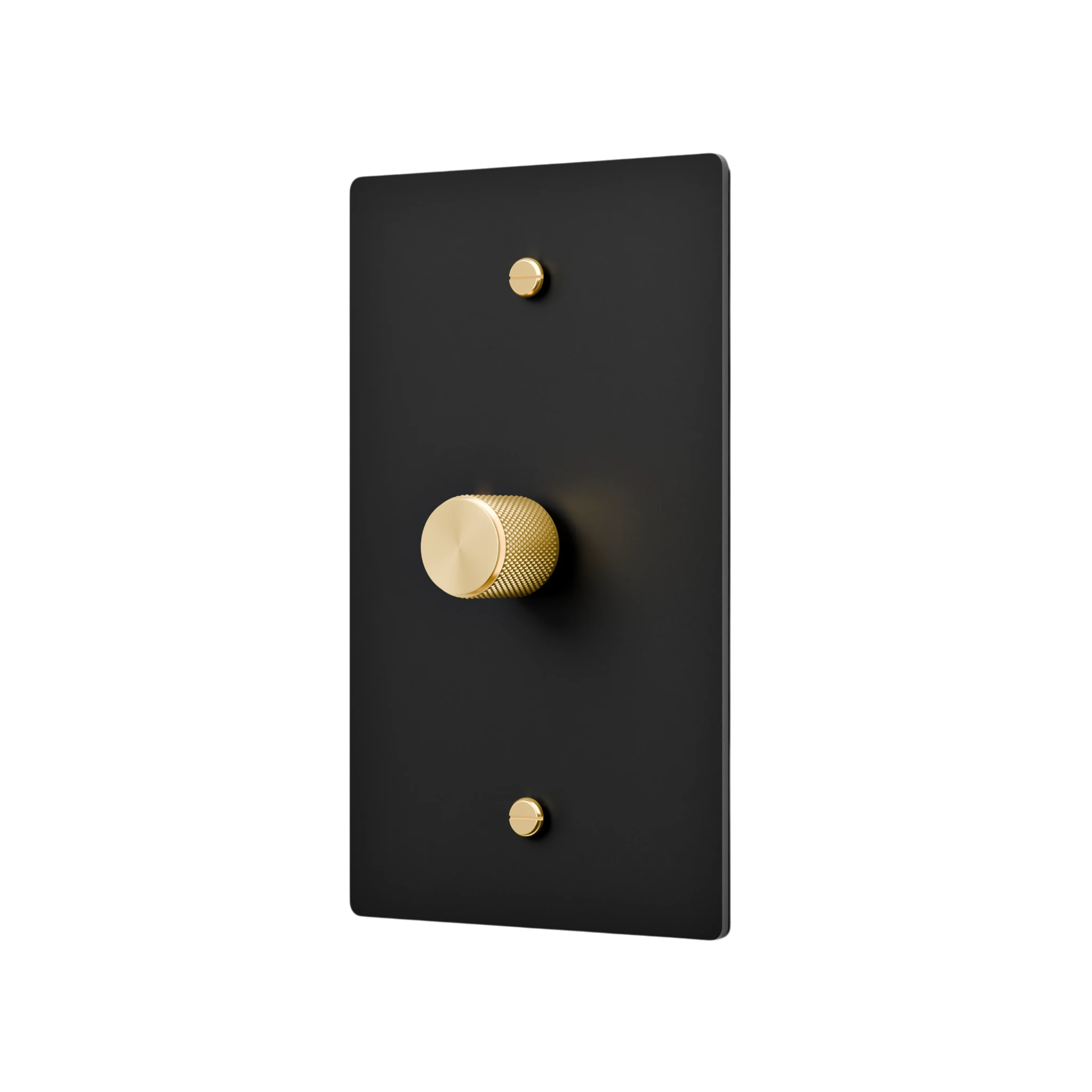 1-Gang Solid Brass Rotary Dimmer Switch