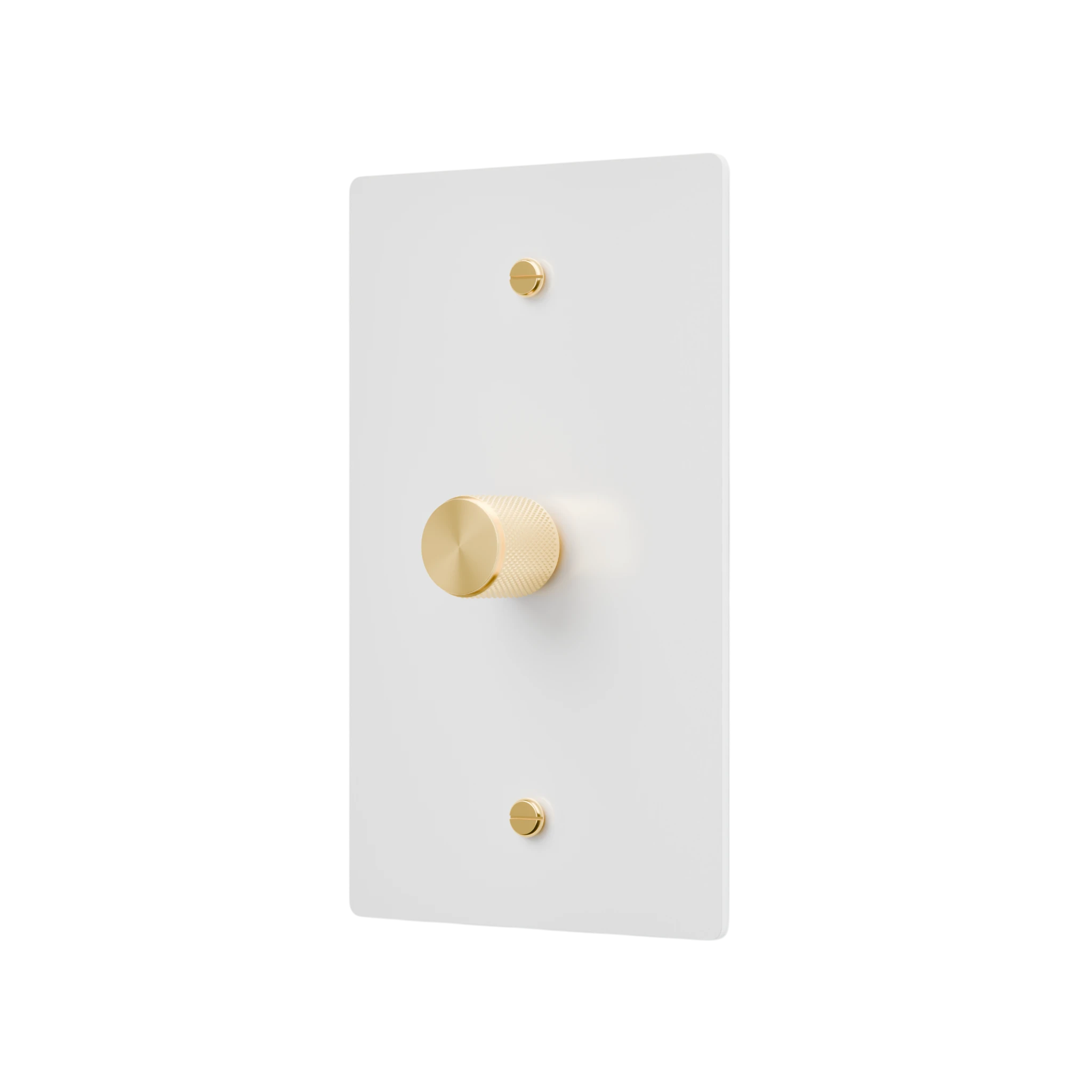 1-Gang Solid Brass Rotary Dimmer Switch