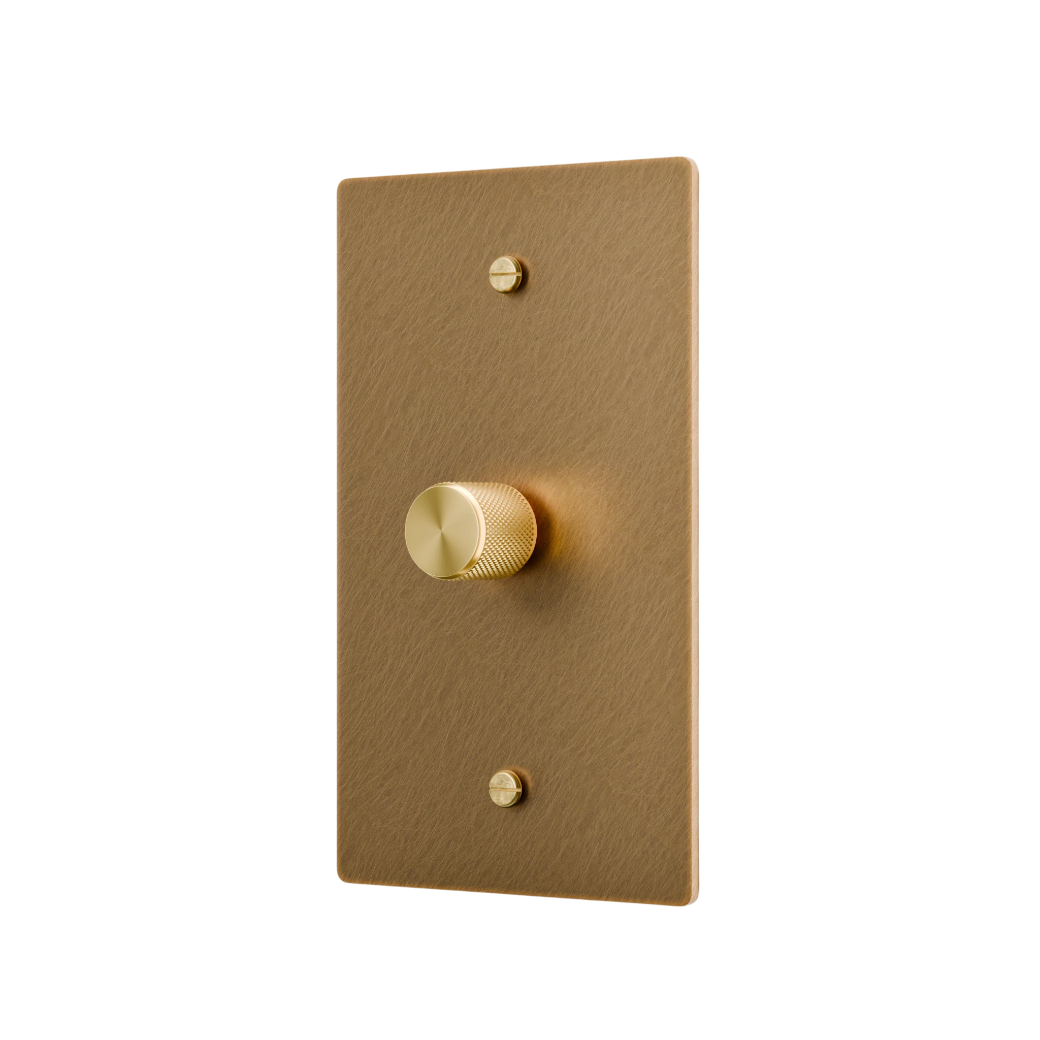 1-Gang Solid Brass Rotary Dimmer Switch