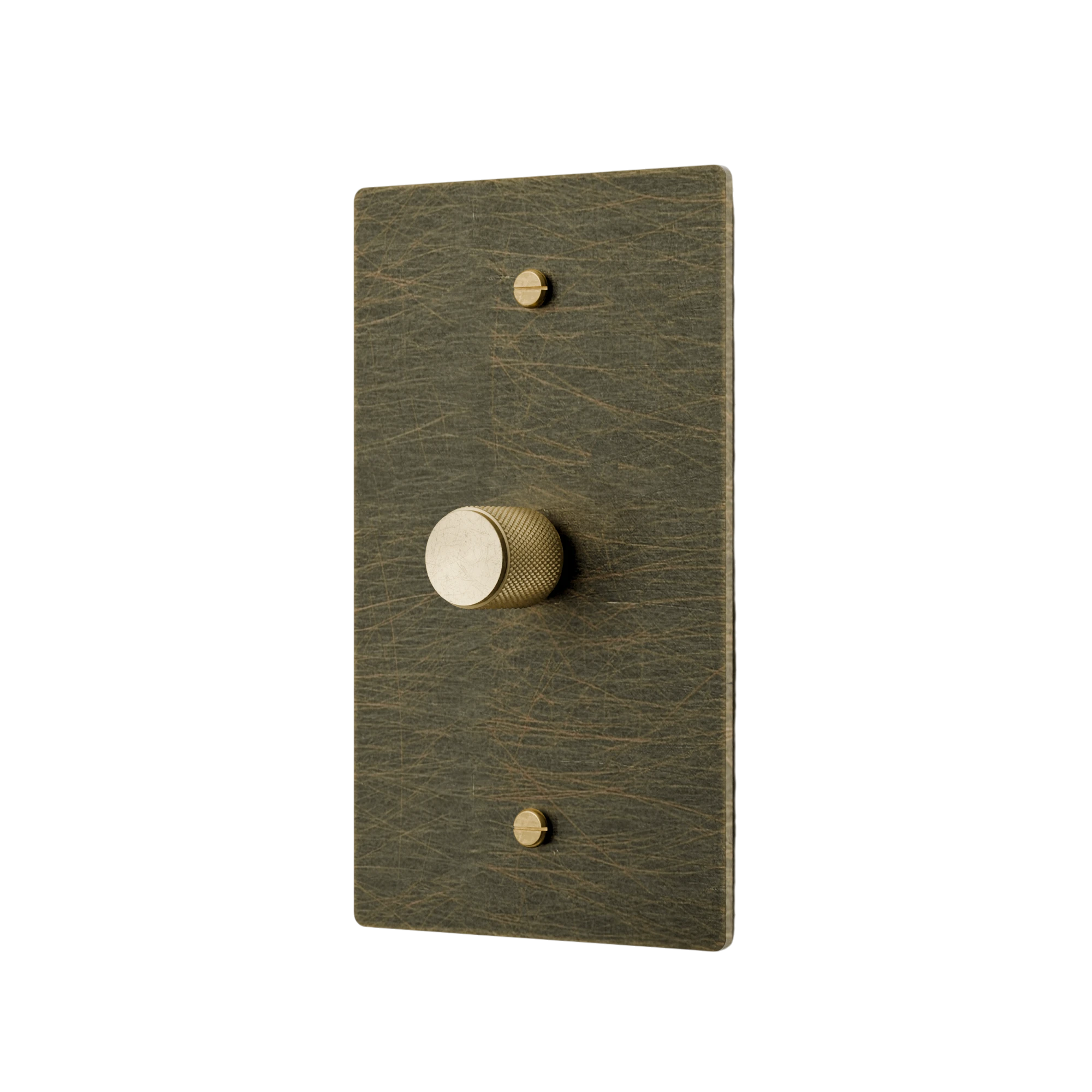1-Gang Solid Brass Rotary Dimmer Switch