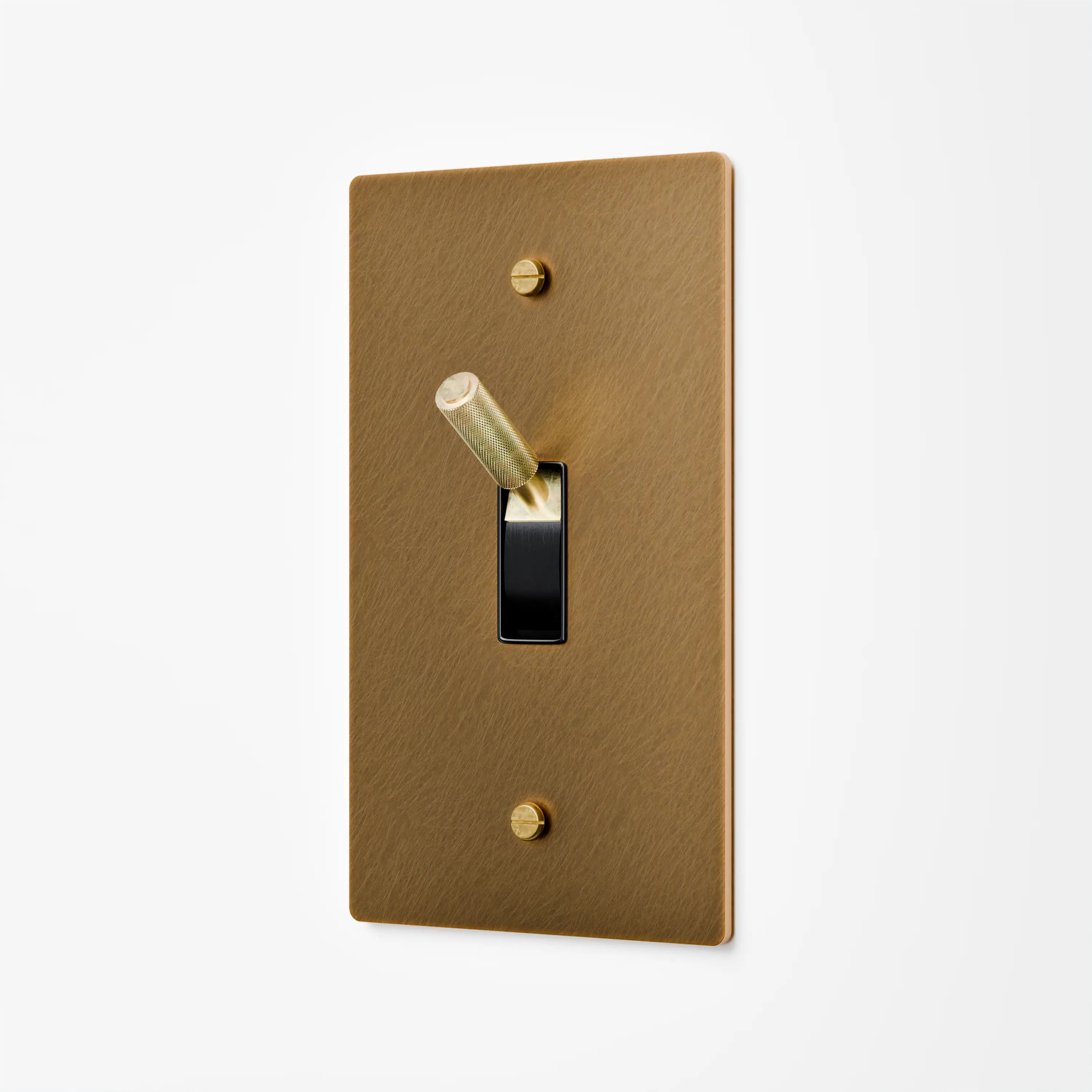 1-Gang Solid Brass Toggle Light Switch