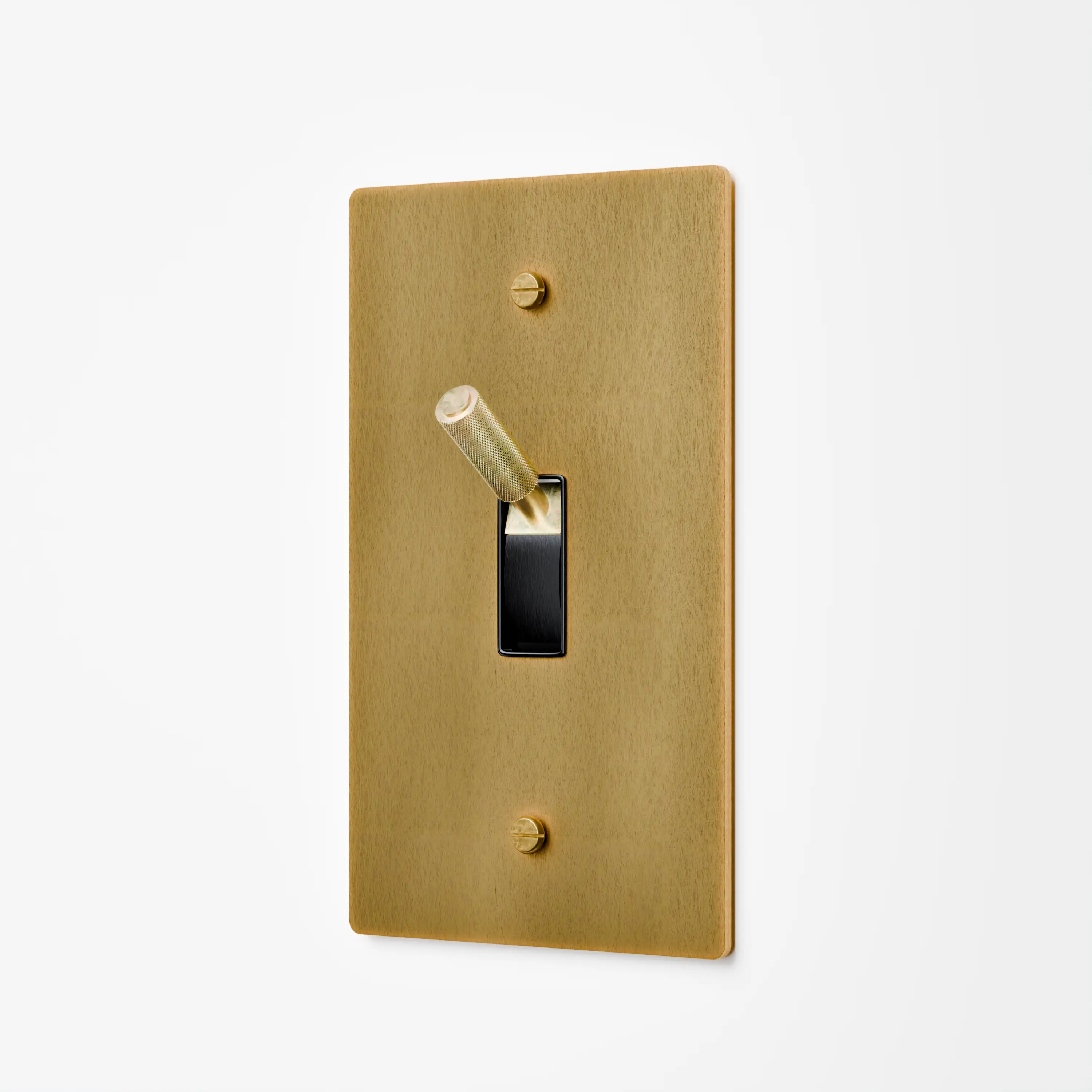 1-Gang Solid Brass Toggle Light Switch