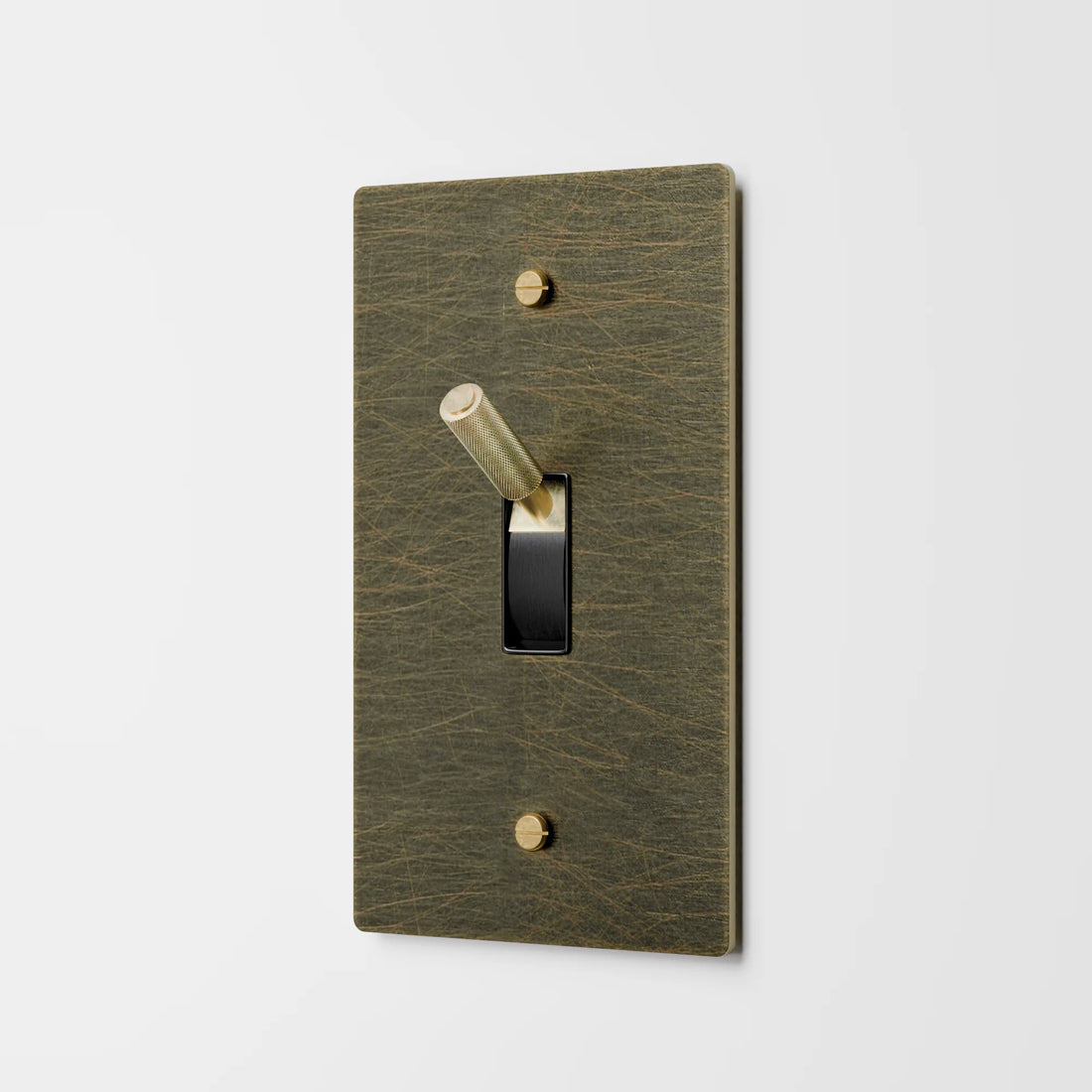 1-Gang Solid Brass Toggle Light Switch