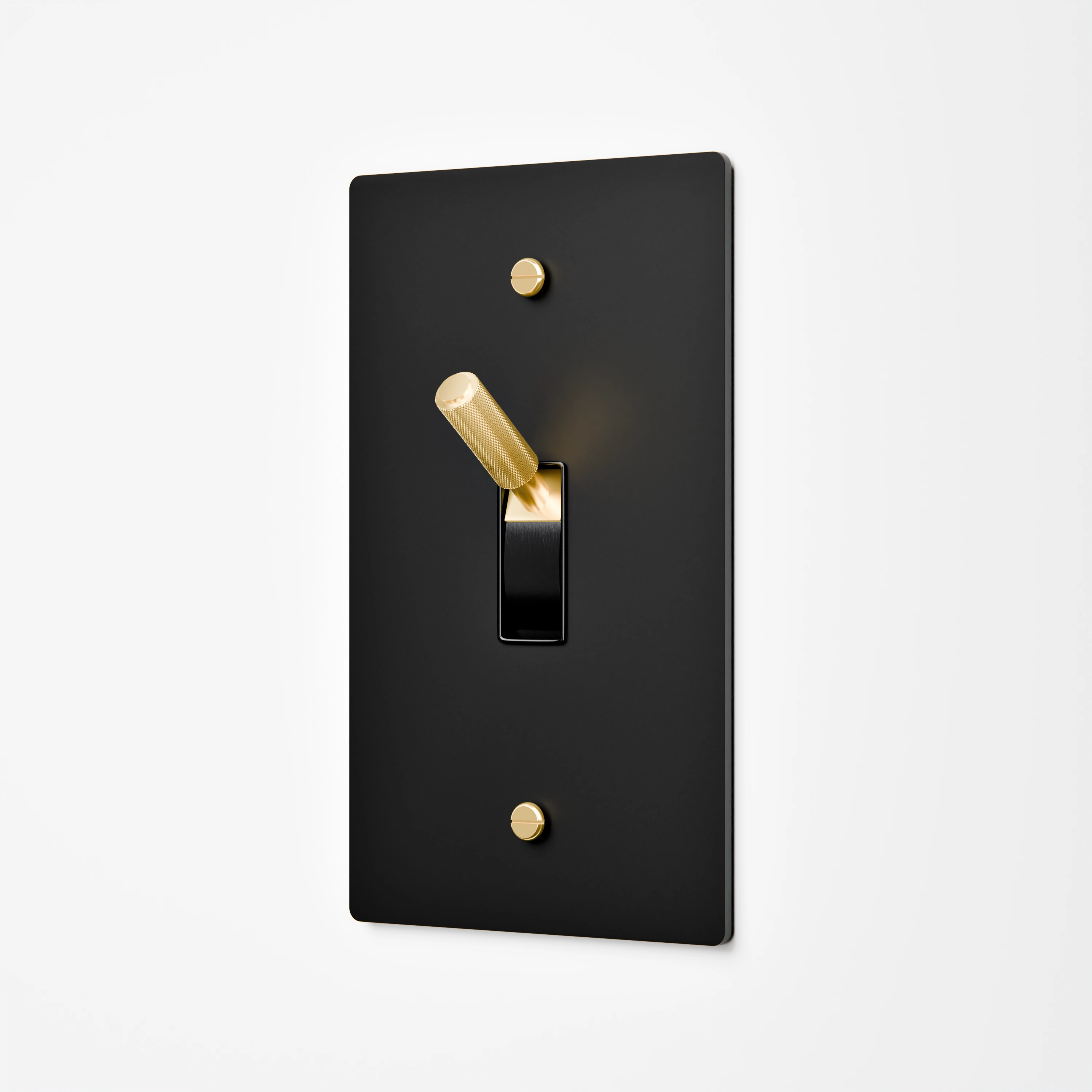 1-Gang Solid Brass Toggle Light Switch