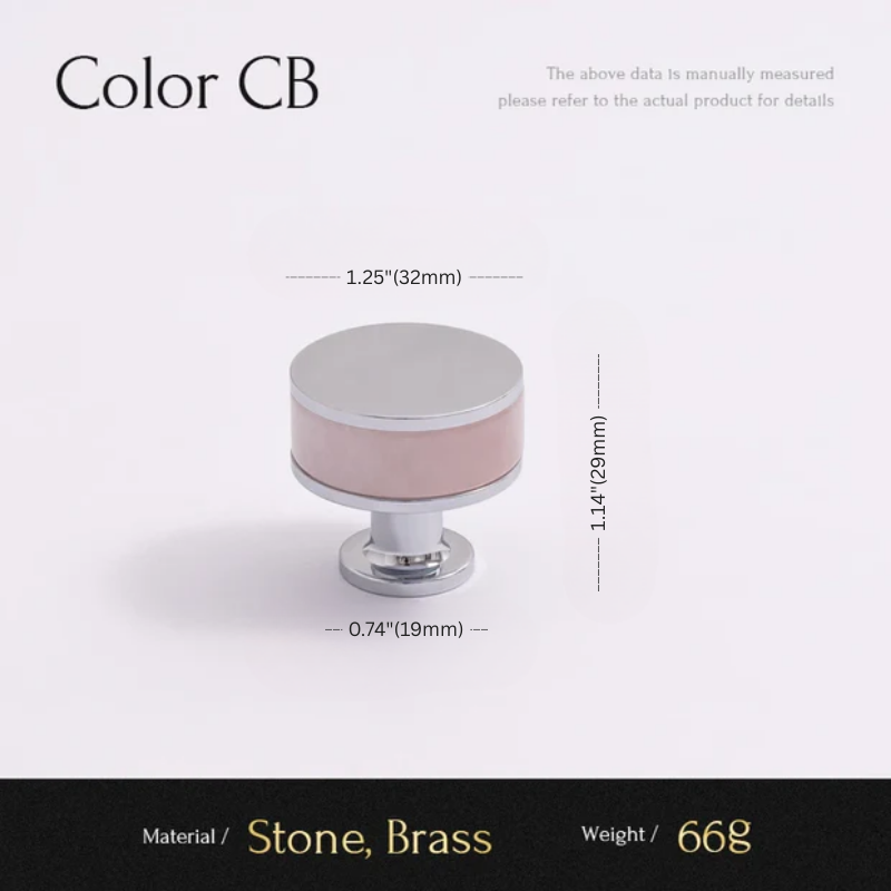 Measurement chart of a cylindrical object with dimensions and material details on a white background.