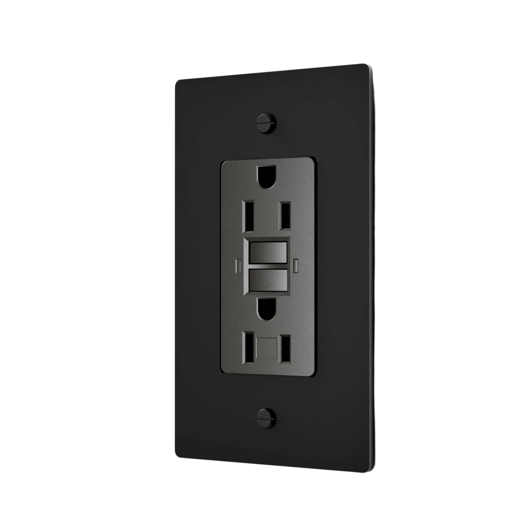 1-Gang Solid Brass GFCI Outlet