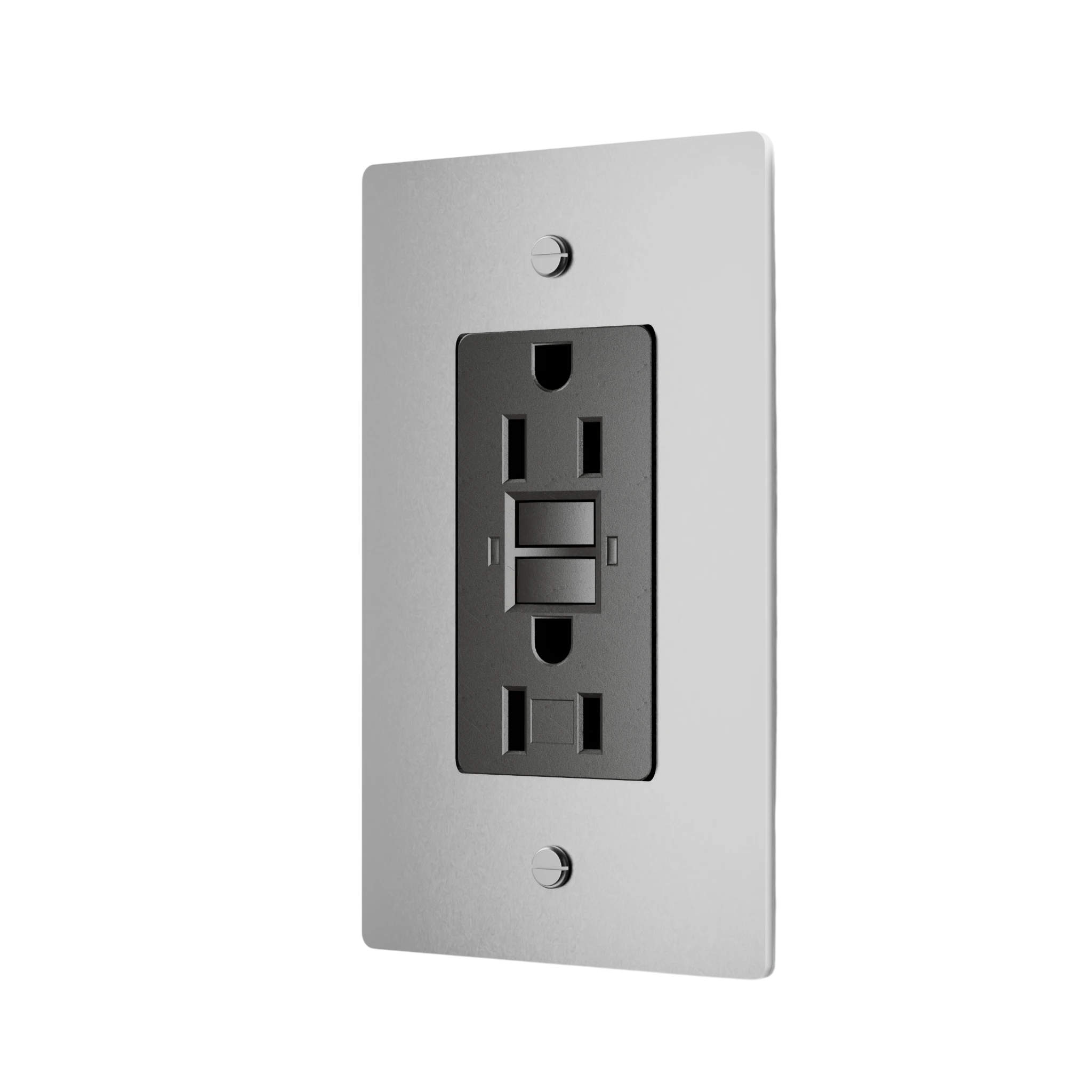 1-Gang Solid Brass GFCI Outlet