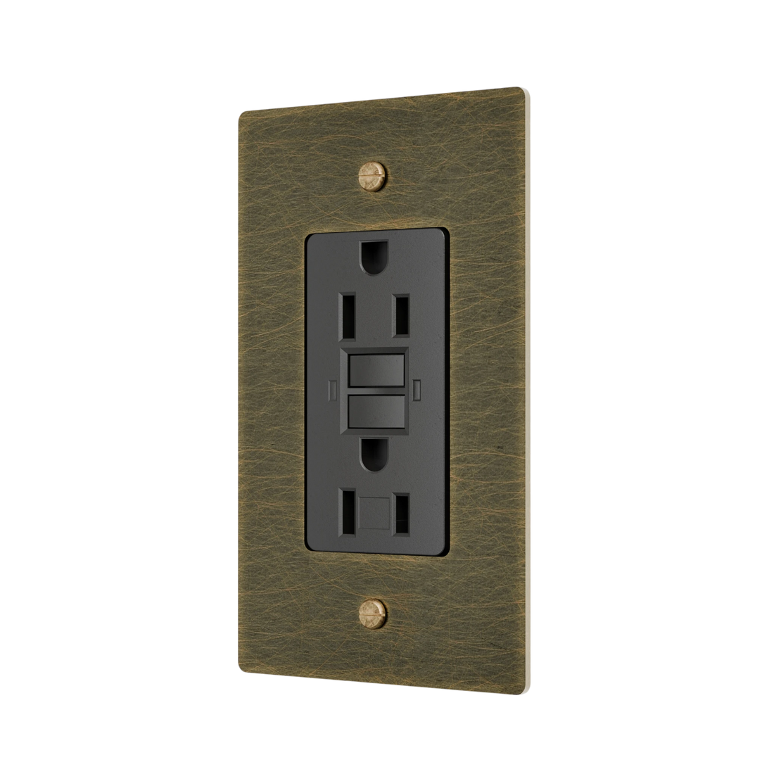 1-Gang Solid Brass GFCI Outlet