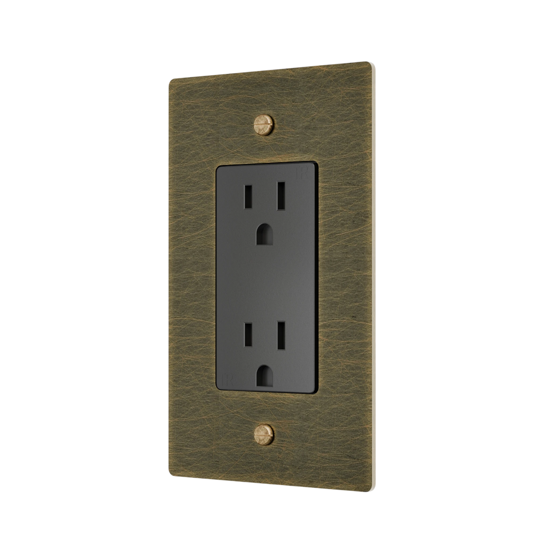 1-Gang Solid Brass Duplex Outlet