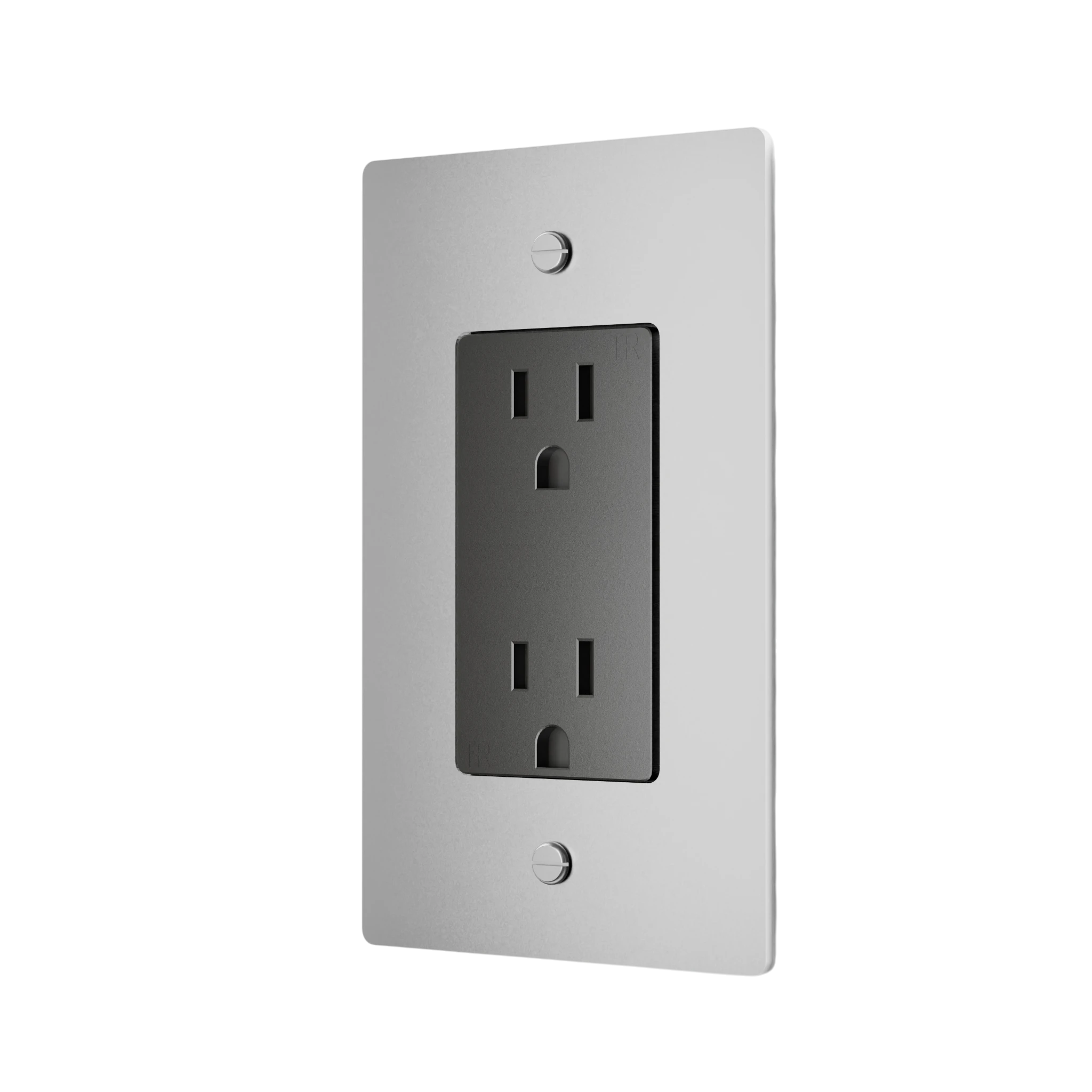 1-Gang Solid Brass Duplex Outlet