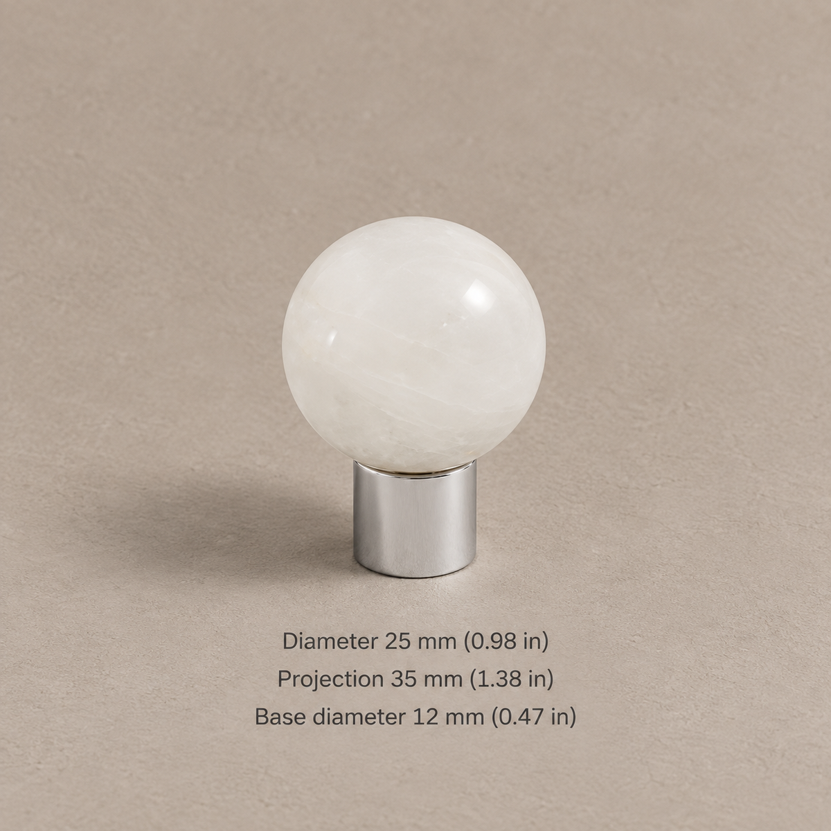 Solid Brass Crystal Cabinet Knobs — Antique Brass — chrome-white-25