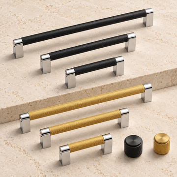 Knurled T-Bar Cabinet Pull & Knob — Modern Aluminum Hardware — approved main product image