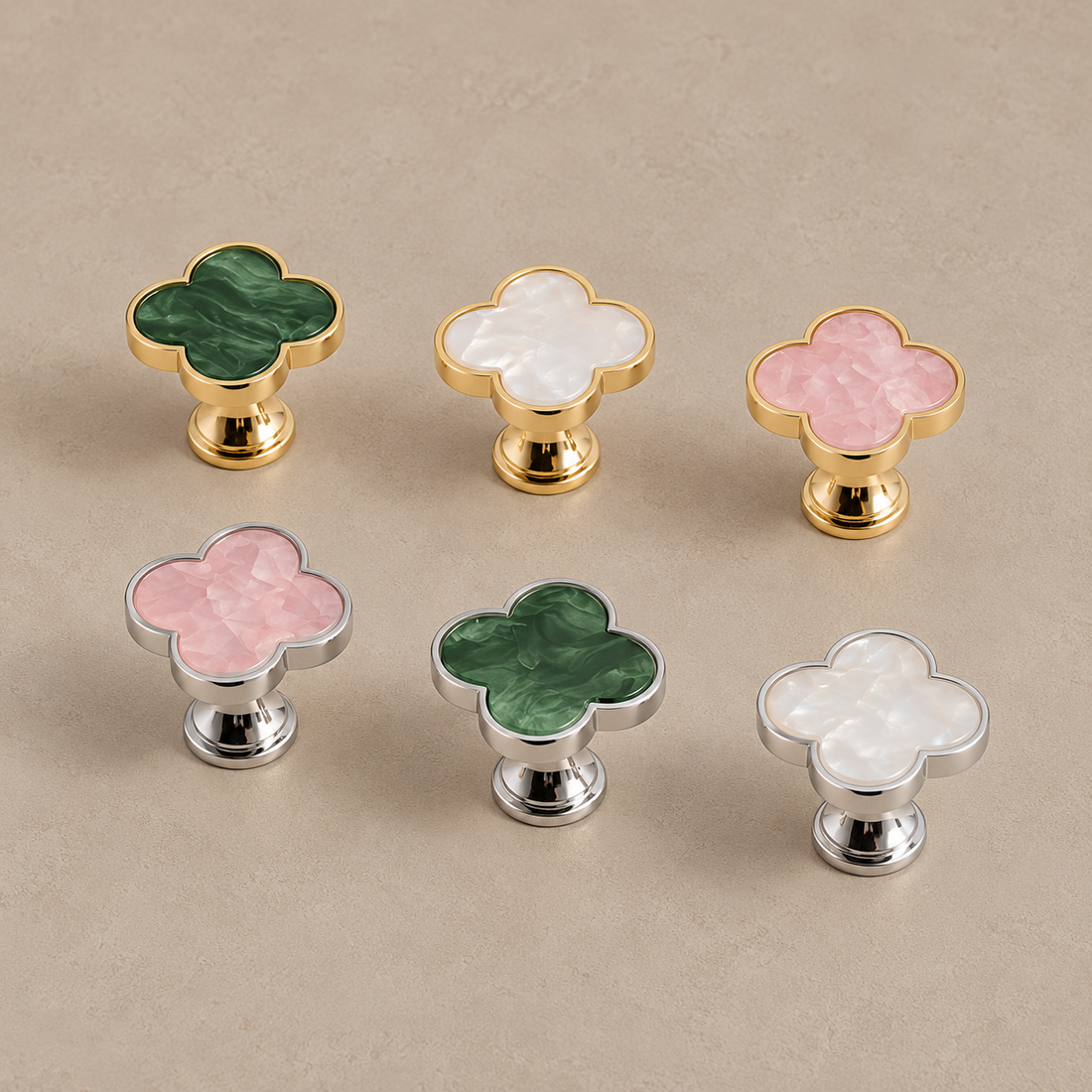 Clover Solid Brass Cabinet Knob & Wall Hook — Decorative Hardware — approved main product image