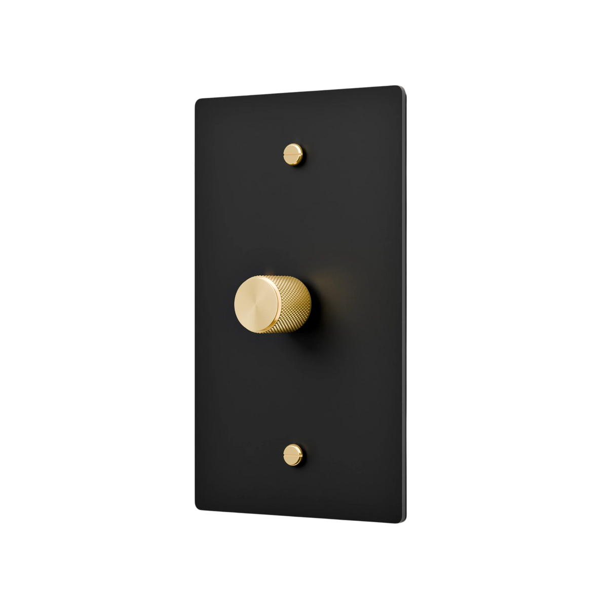 1-Gang Solid Brass Rotary Dimmer Switch