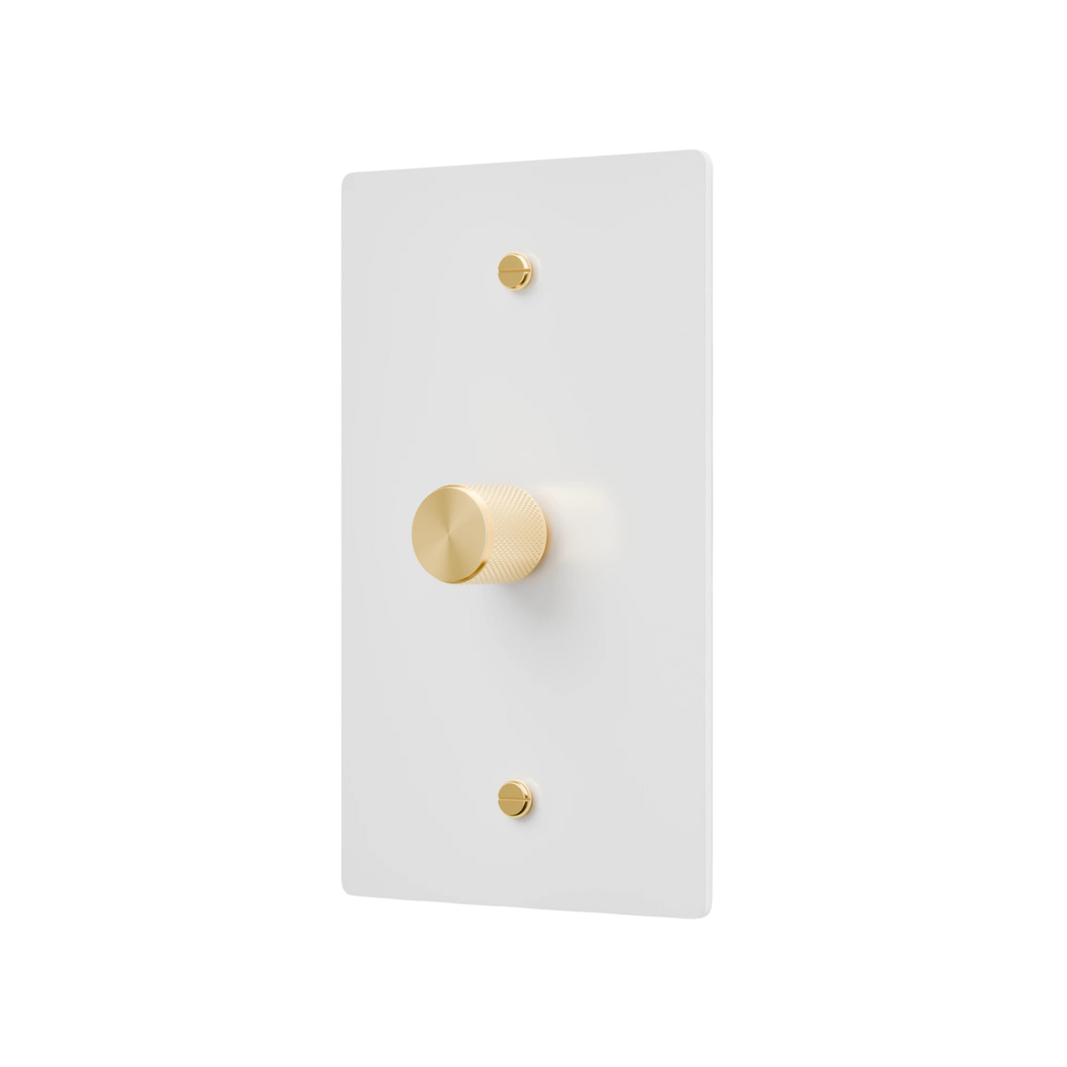 1-Gang Solid Brass Rotary Dimmer Switch