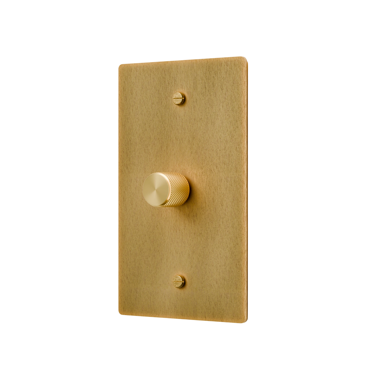 1-Gang Solid Brass Rotary Dimmer Switch
