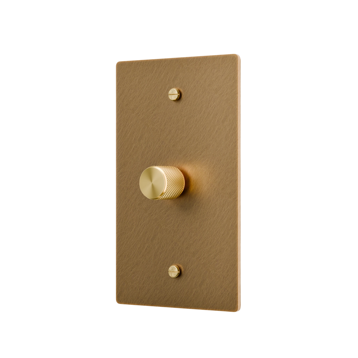 1-Gang Solid Brass Rotary Dimmer Switch