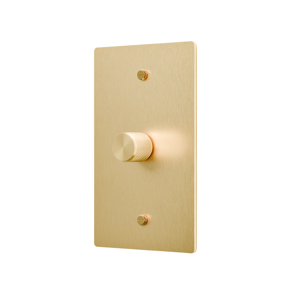 1-Gang Solid Brass Rotary Dimmer Switch
