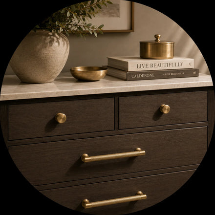 Brushed brass