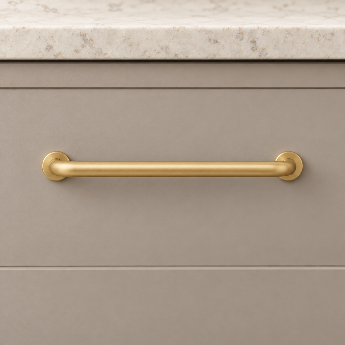 Nordic Arched Cabinet Pull & Knob — PVD Gold — approved main product image