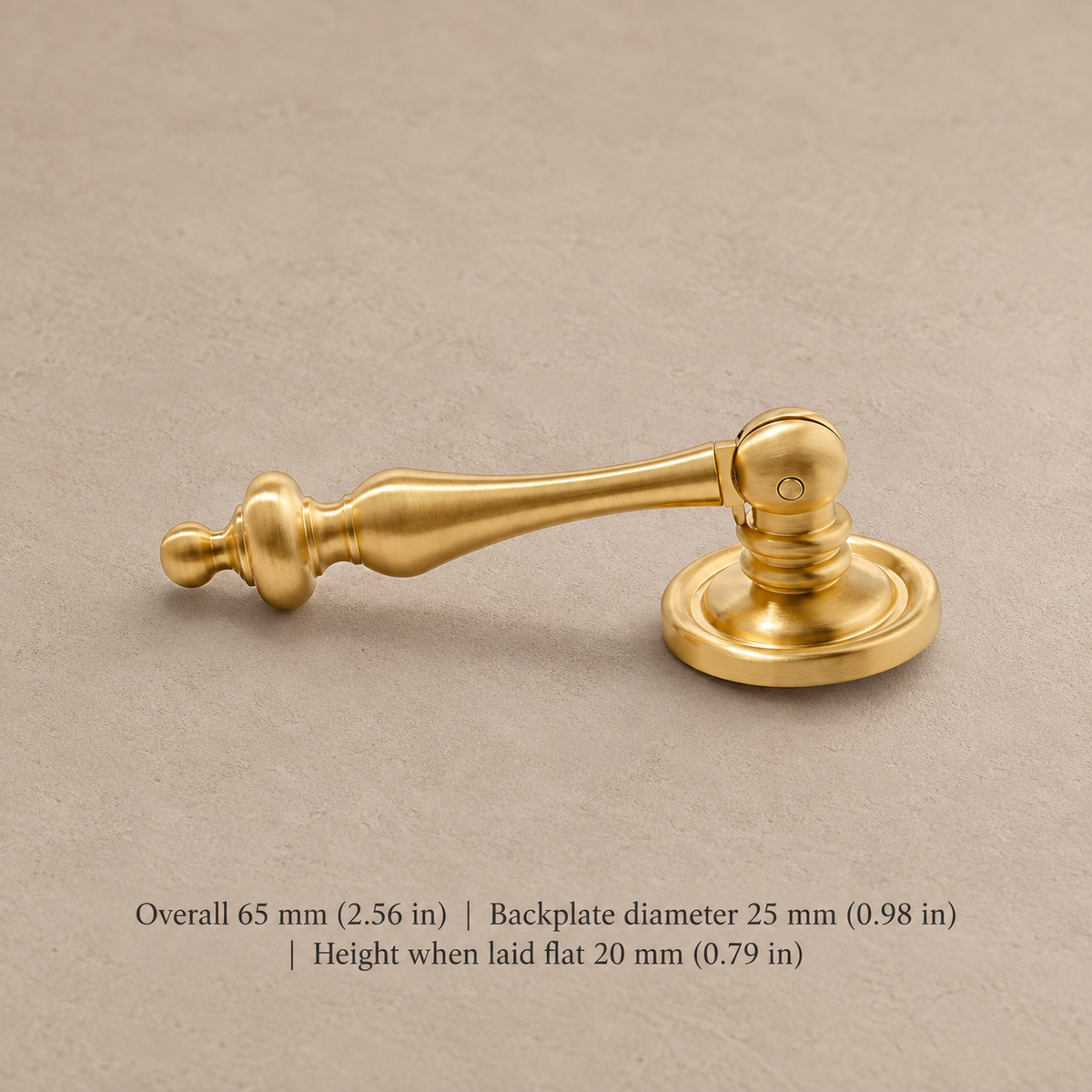 Solid Brass Cabinet Pull & Knob — Nordic Shell Design — pendant65