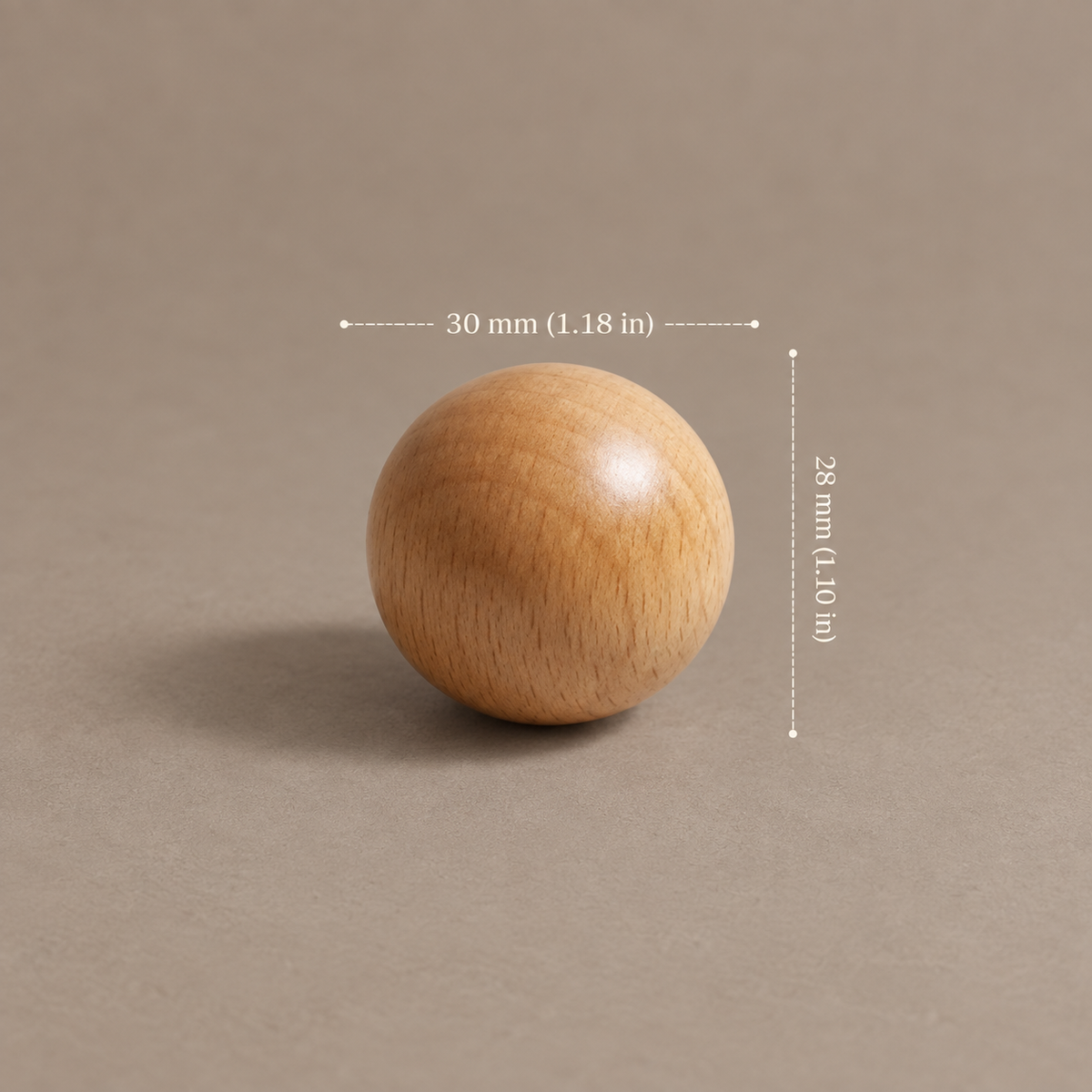 Nordic Wood Cabinet Pull & Knob — Walnut & Beech Decorative Hardware — wood-variant-3