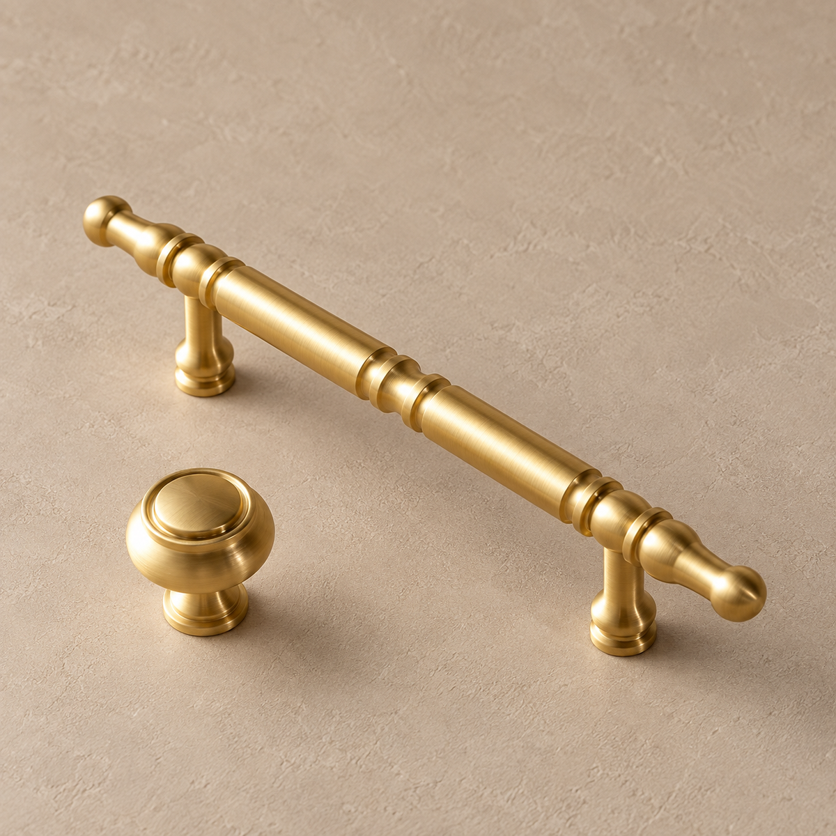 Solid Brass Cabinet Pulls & Knobs — Modern Design — brass-pull-knob-studio