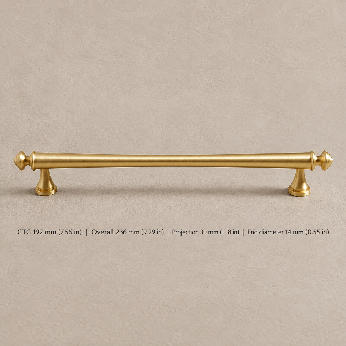 Antique Brass Solid Brass T-Bar Cabinet Pulls & Knobs — Modern Design — pull192-bb