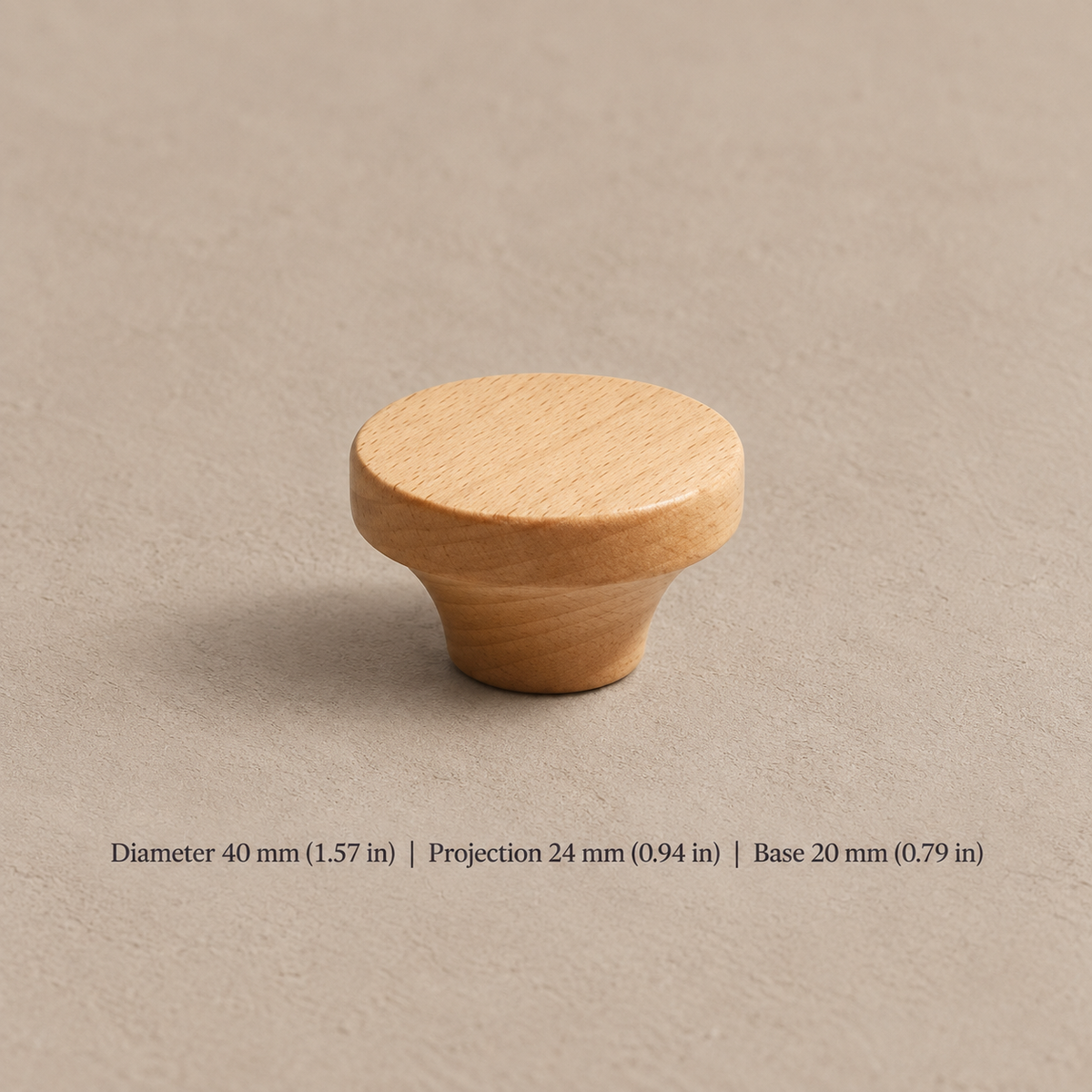 Nordic Walnut Wood Cabinet Pull & T-Knob — Modern Design — option-12