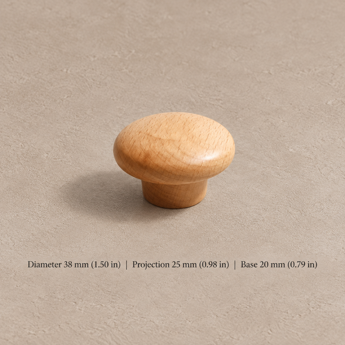 Nordic Walnut Wood Cabinet Pull & T-Knob — Modern Design — option-17