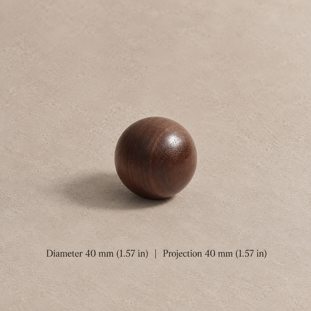 Nordic Walnut Wood Cabinet Pull & T-Knob — Modern Design — option-8