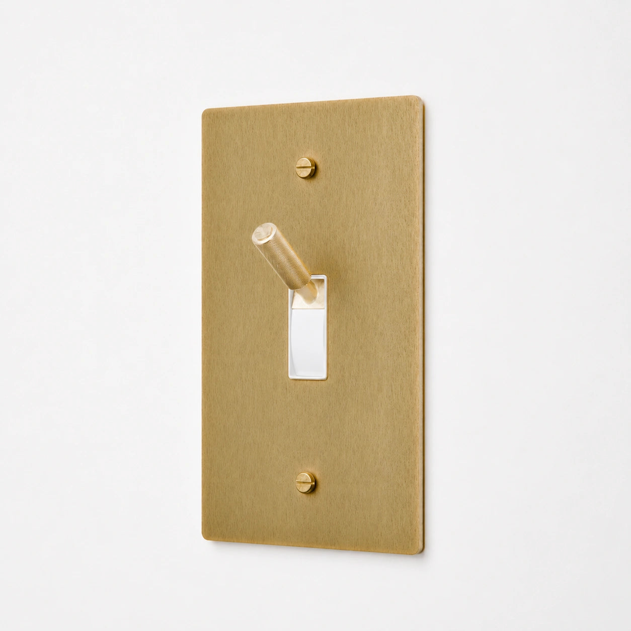 1-Gang Solid Brass Toggle Light Switch